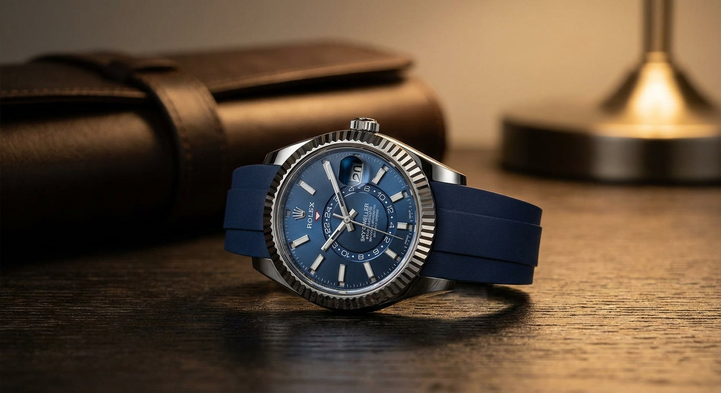 أفضل سير مطاطي لساعة Rolex Sky-Dweller