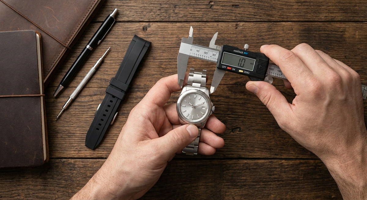 How to Measure Lug Width Before Buying a Rubber Strap
