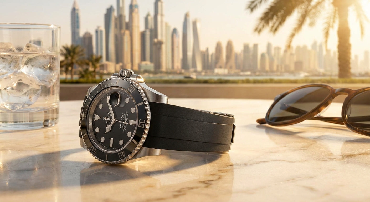 سيور Rolex المطاطية لأجواء دبي الحارة