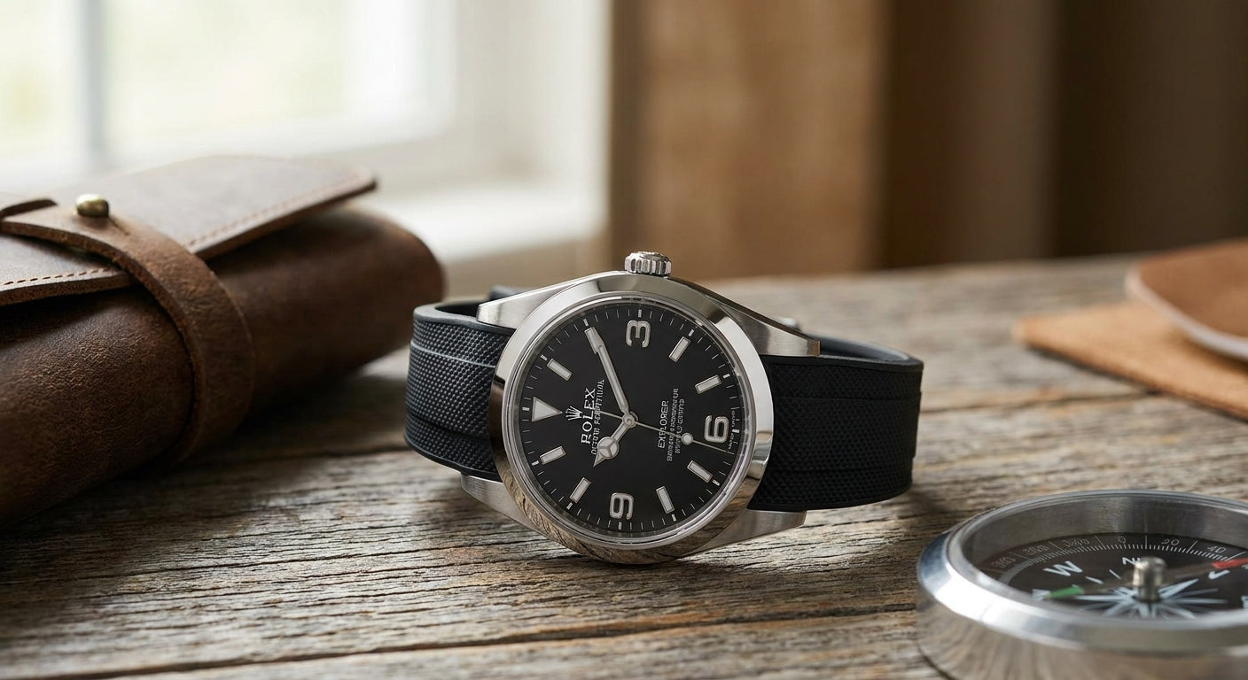 أفضل سير مطاطي لساعة Rolex Explorer