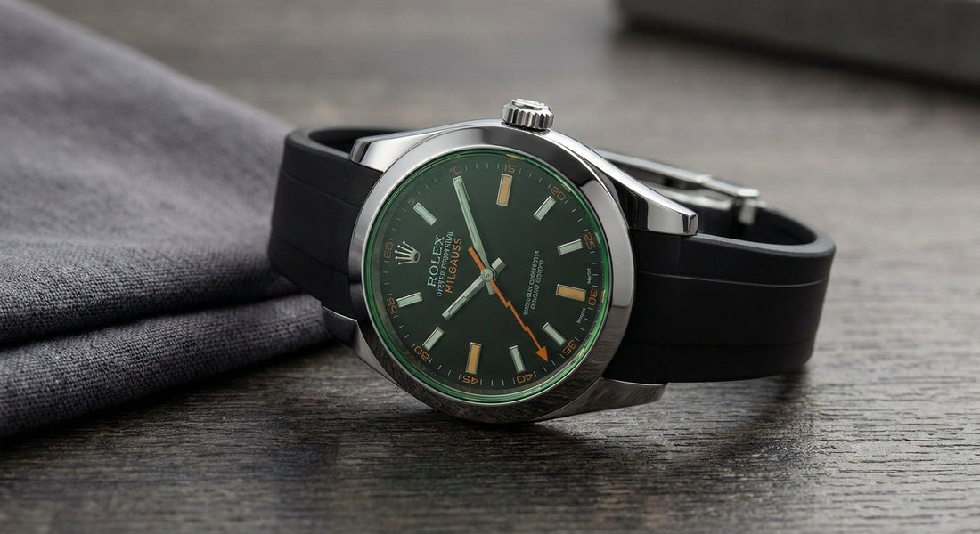 أفضل سير مطاطي لساعة Rolex Milgauss