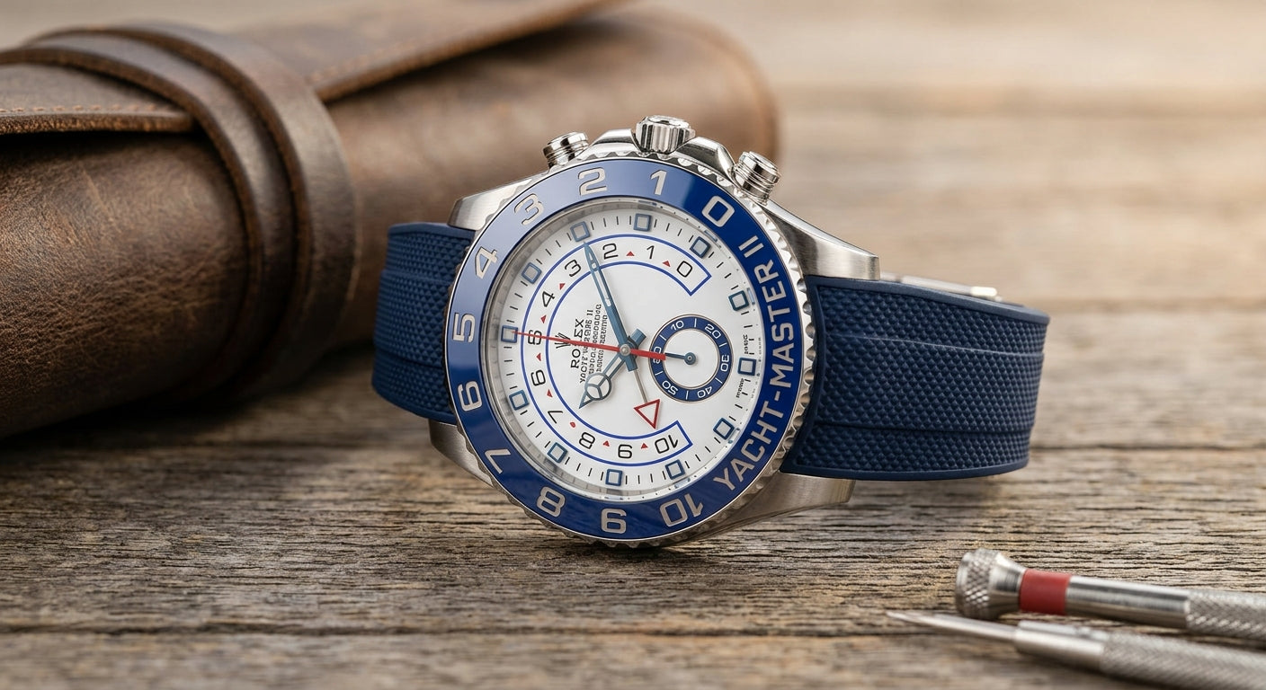 أفضل سير مطاطي لساعة Rolex Yacht-Master II
