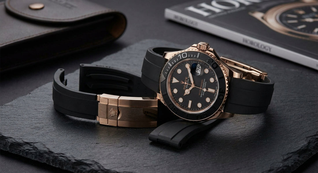 أفضل سير مطاطي لساعة Rolex Yacht-Master 37
