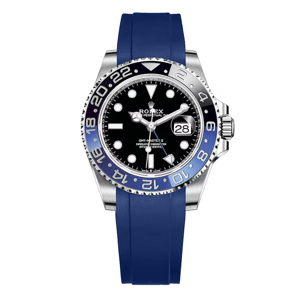 Rolex GMT-Master II rubber strap - Blue - ZERATI