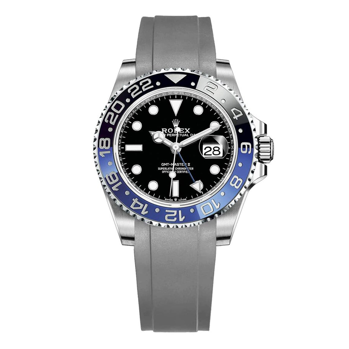 Rolex GMT-Master II rubber strap - Grey - ZERATI