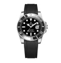 Rolex Submariner rubber strap - Black - ZERATI