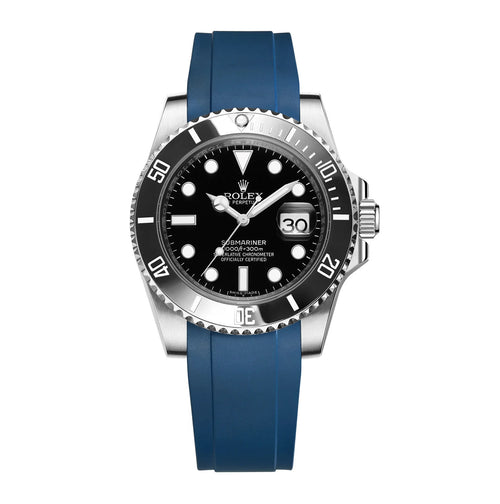 Rolex Submariner rubber strap - Blue - ZERATI